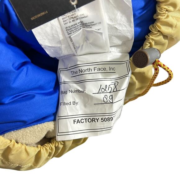 NWT North Face Eco Trail Double 2 Person 20F / -7C Sleeping Bag Regular RH Blue - Picture 6 of 6